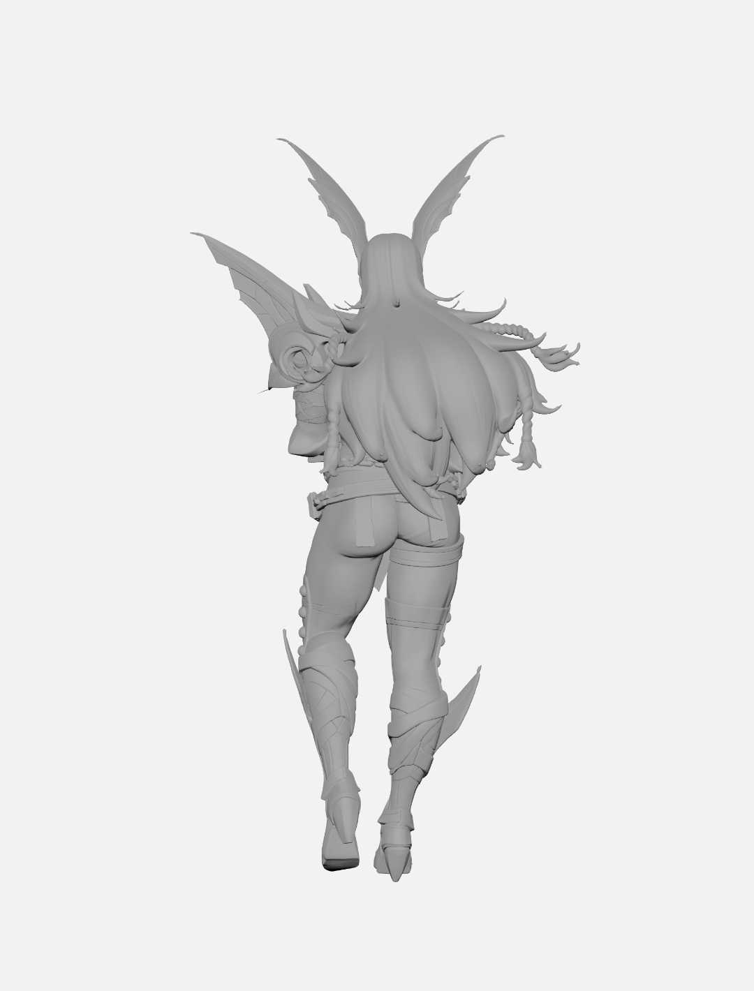 Angela Marvel Rivals Skin Default Escultura/Action Figure 3D