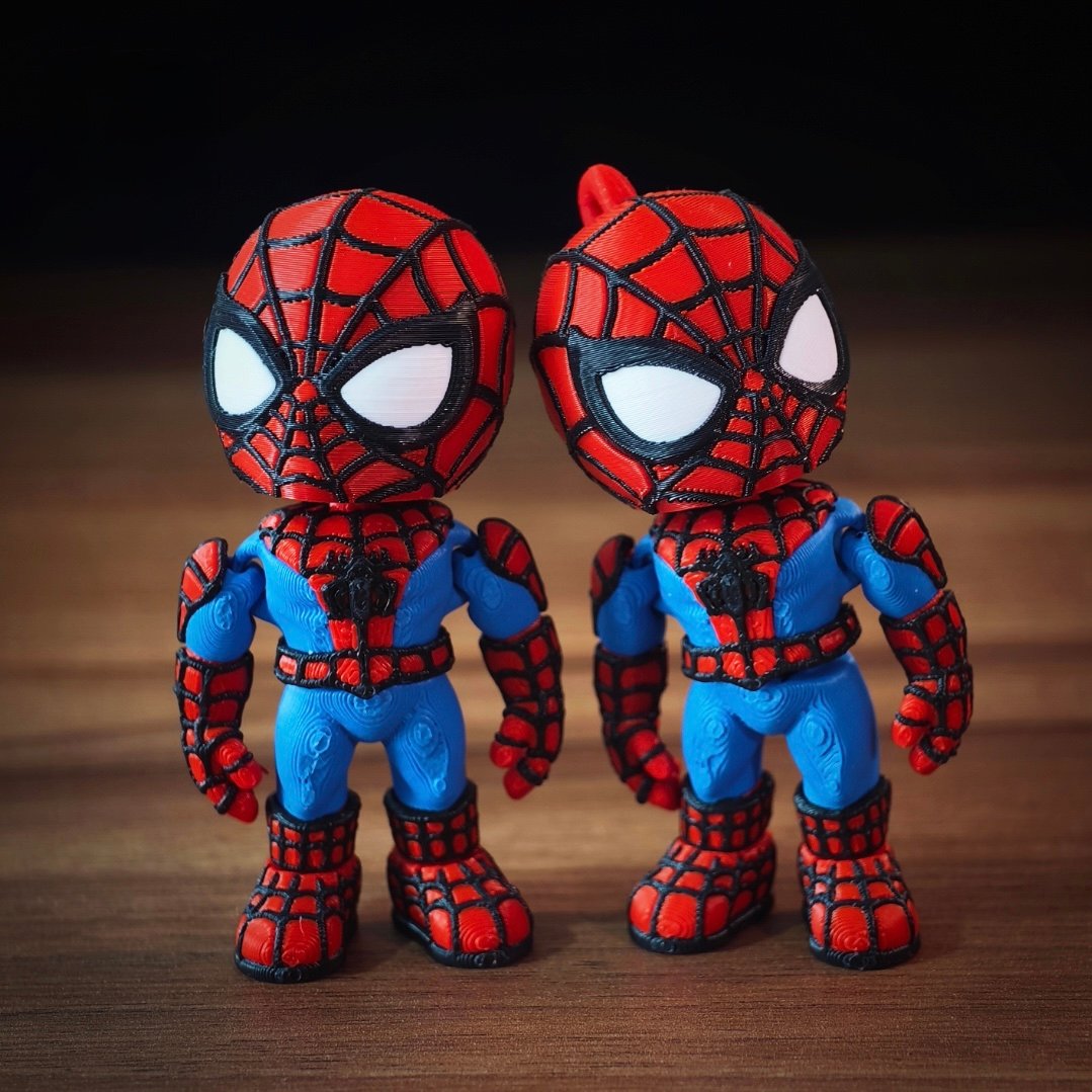 Homem Aranha Articulado + Versão Chaveiro