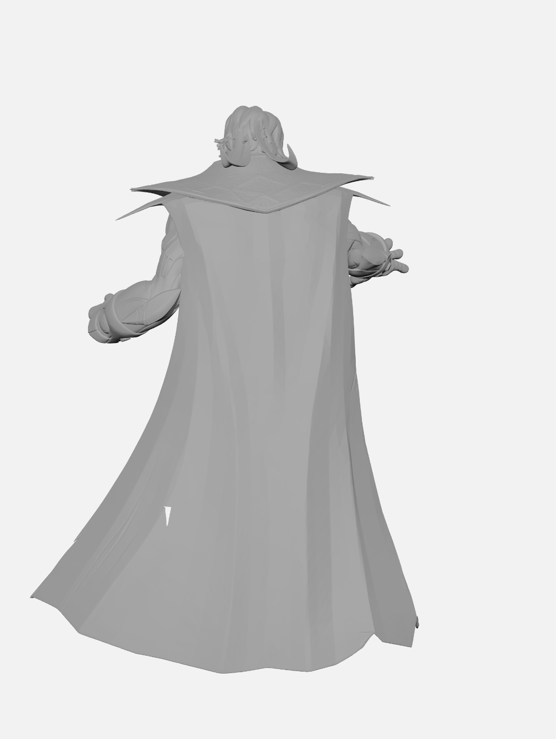Adam Warlock Marvel Rivals Skin Default Escultura/Action Figure 3D