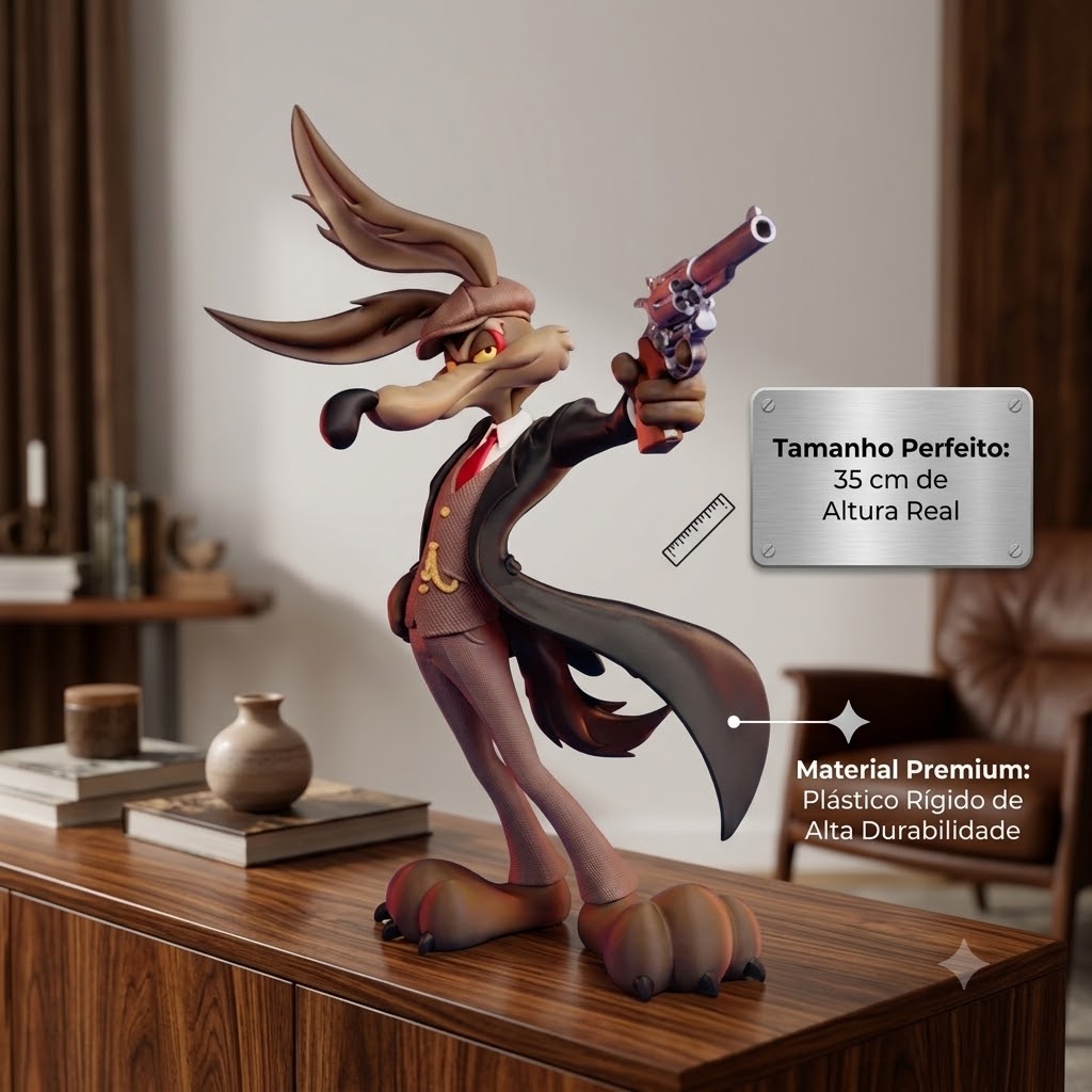 Wile-E Coyote Peaky Blinders Stl No Ams
