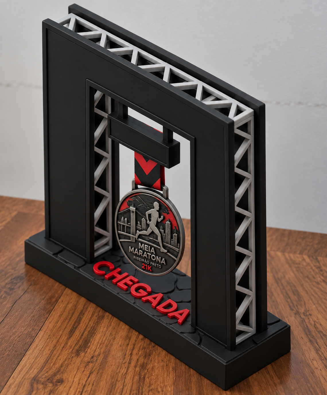 Porta Medalhas - Mini Pórtico / Mini Linha De Chegada