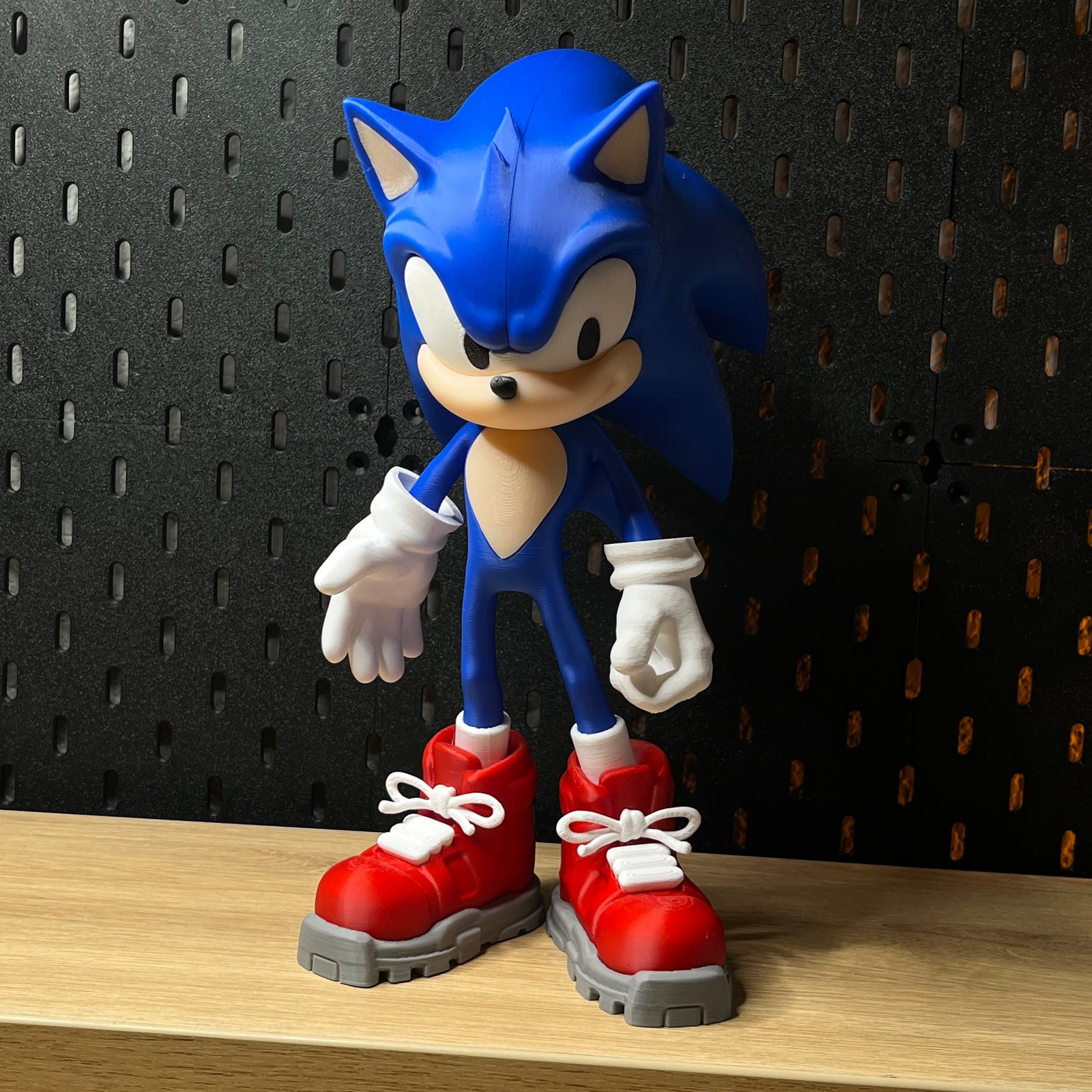 Sonic The Hedgehog – Modelo 3D Multi-Peças Para Impressão Fdm (Encaixe Fácil / Sem Pintura)