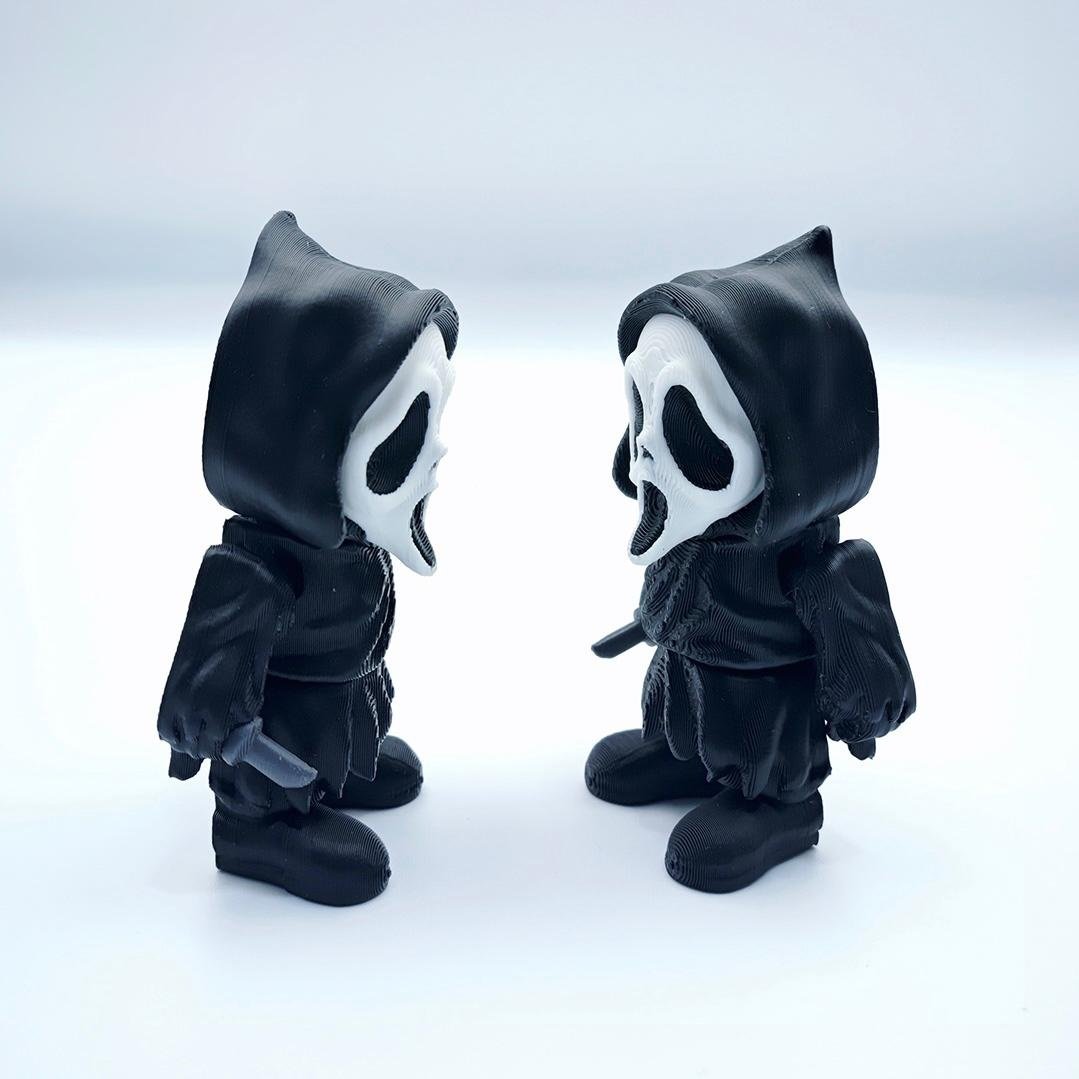 Ghostface Pânico Articulado + Versão Chaveiro