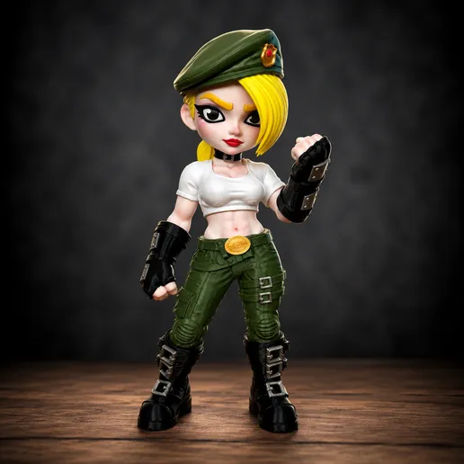 Sonya Blade (Sem Ams-Multiparts/3Mf) Mortal Kombat