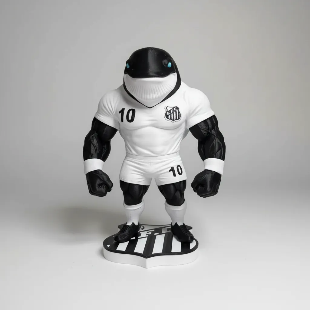 Baleião Santista | Mascote Do Santos Fc