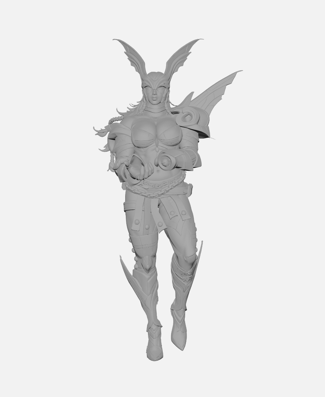 Angela Marvel Rivals Skin Default Escultura/Action Figure 3D
