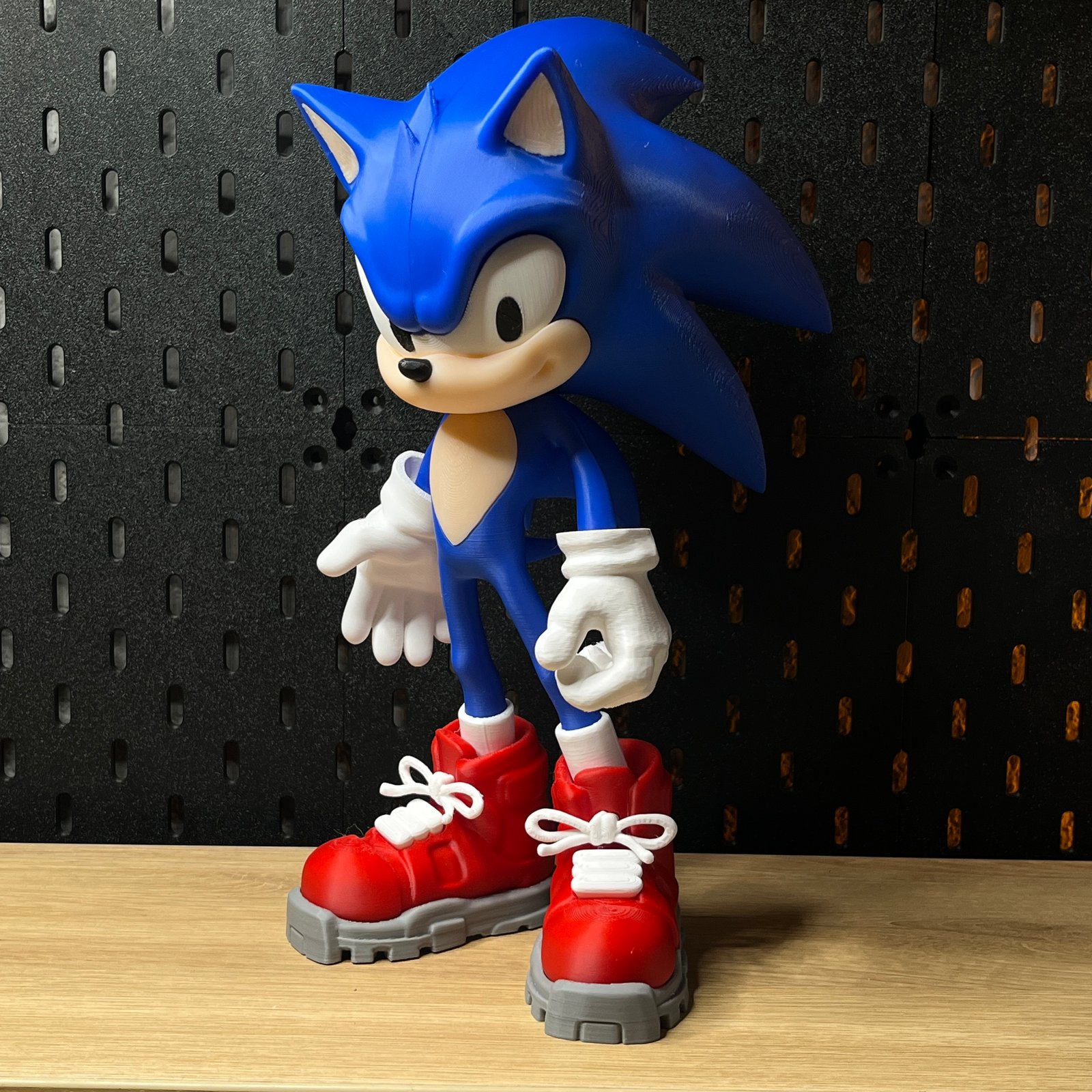 Sonic The Hedgehog – Modelo 3D Multi-Peças Para Impressão Fdm (Encaixe Fácil / Sem Pintura)