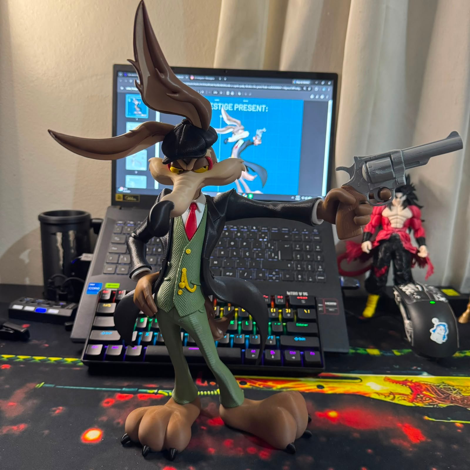 Wile-E Coyote Peaky Blinders Stl No Ams