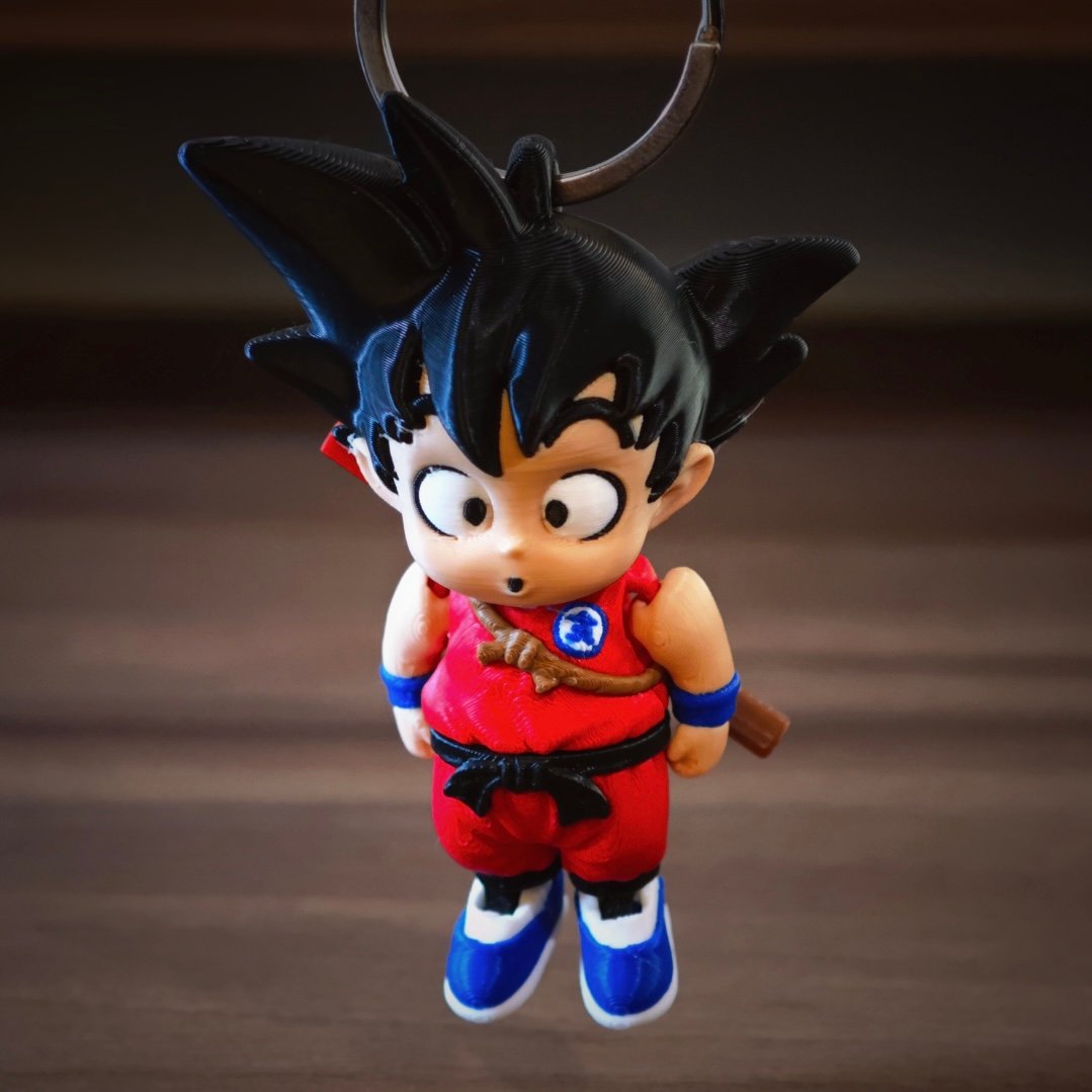 Goku Na Nuvem Voadora + Versão Chaveiro