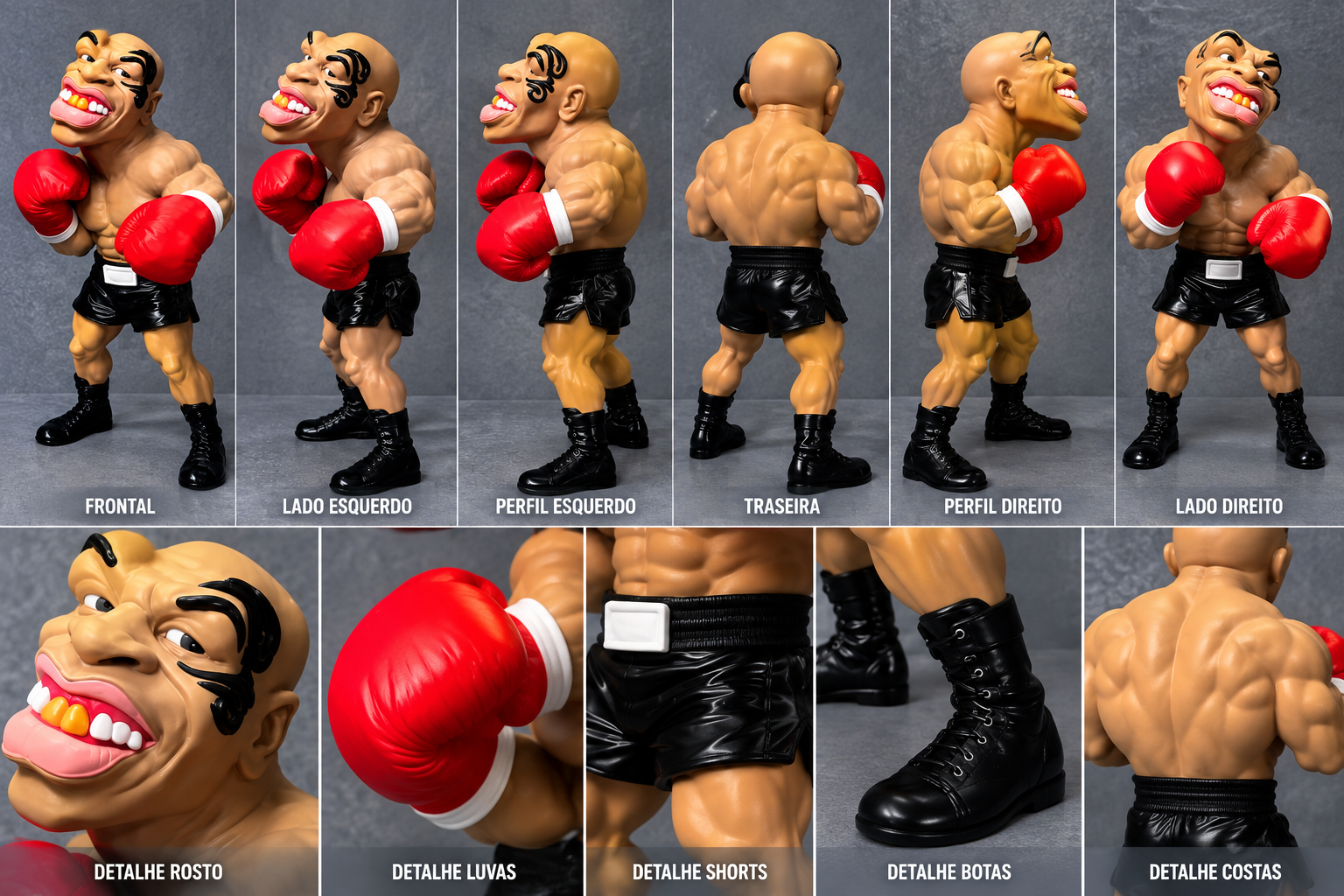 🥊 Mike Tyson | Stl 40Cm Multipartes