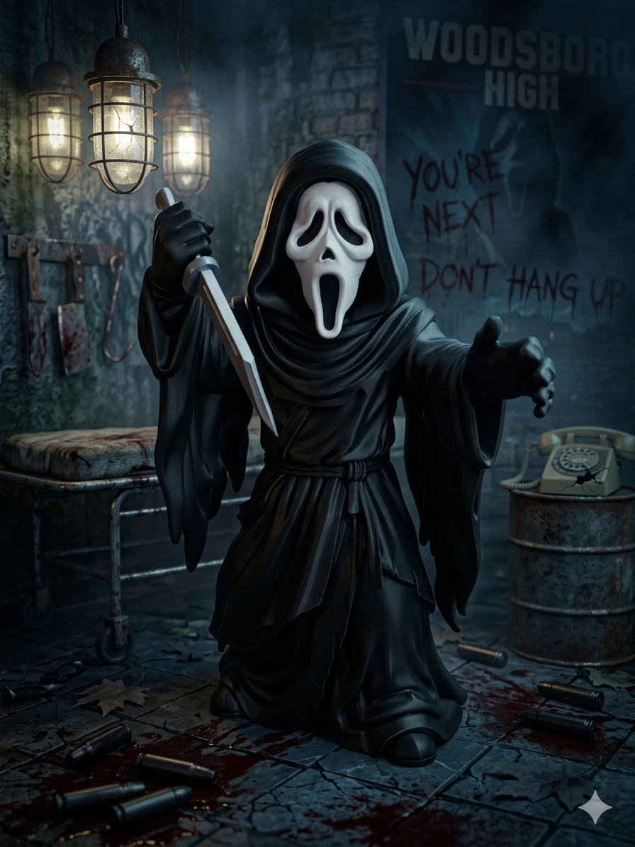 Ghostface (Sem Ams-Multiparts/3Mf)