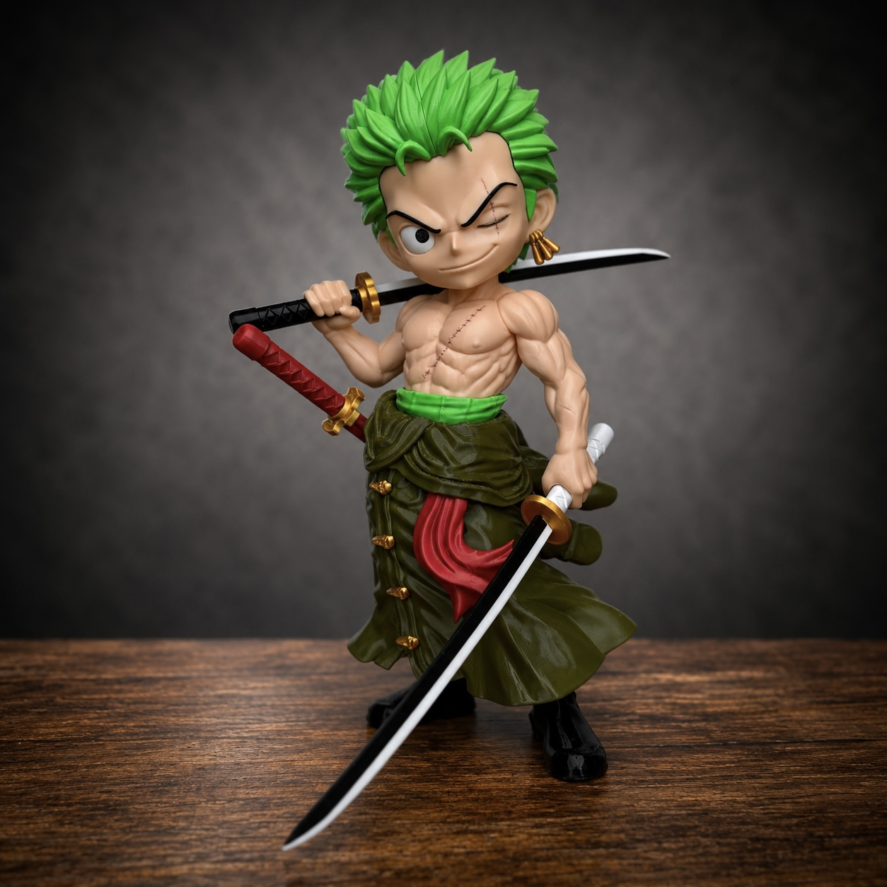 Zoro Com Estilo Urbano (Sem Ams - Multipartes/3Mf)