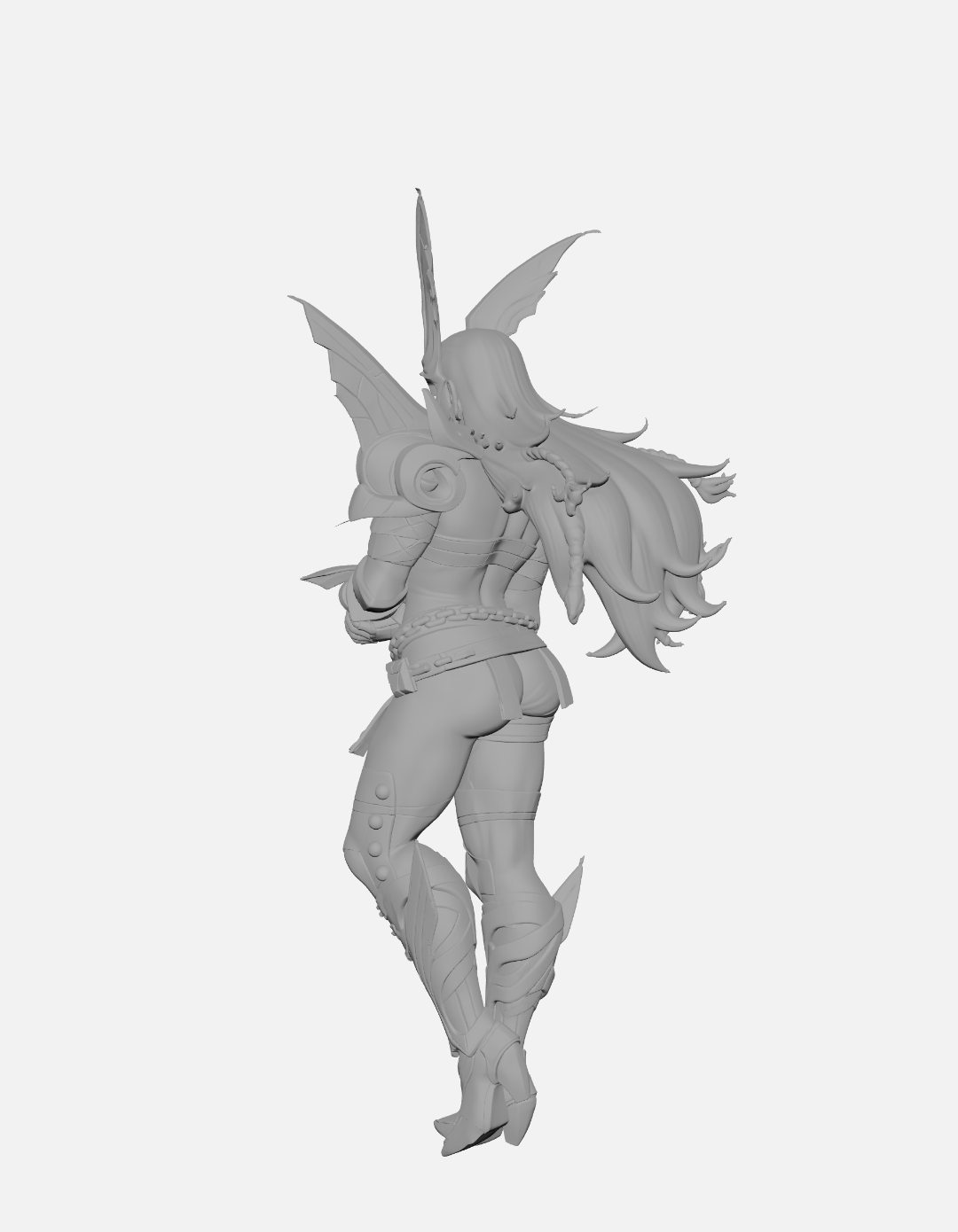 Angela Marvel Rivals Skin Default Escultura/Action Figure 3D