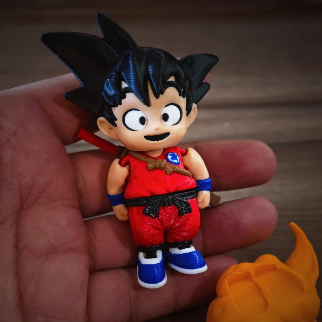 Goku Na Nuvem Voadora + Versão Chaveiro