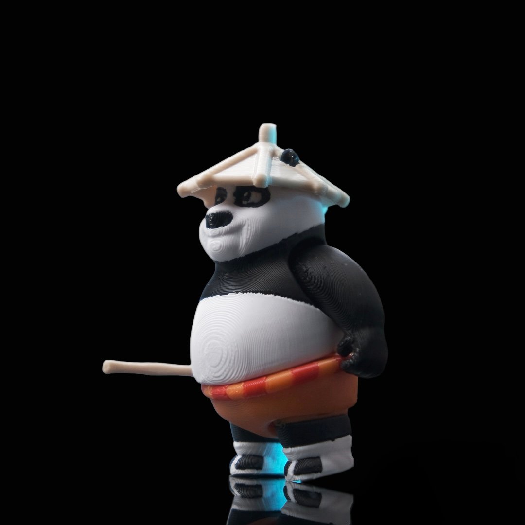 Kung Fu Panda Po + Versão Chaveiro