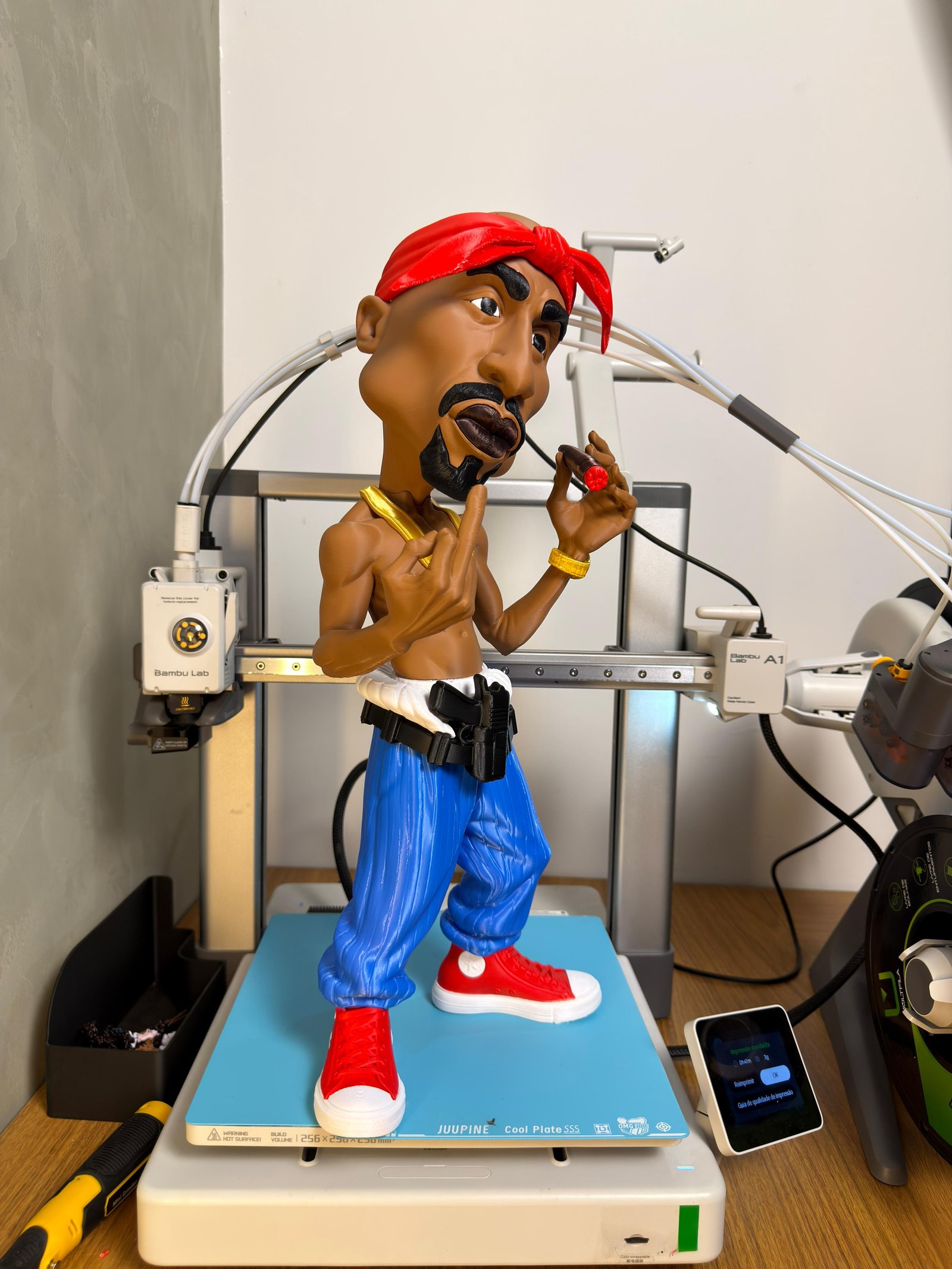 Tupac 40Cm Sem Ams