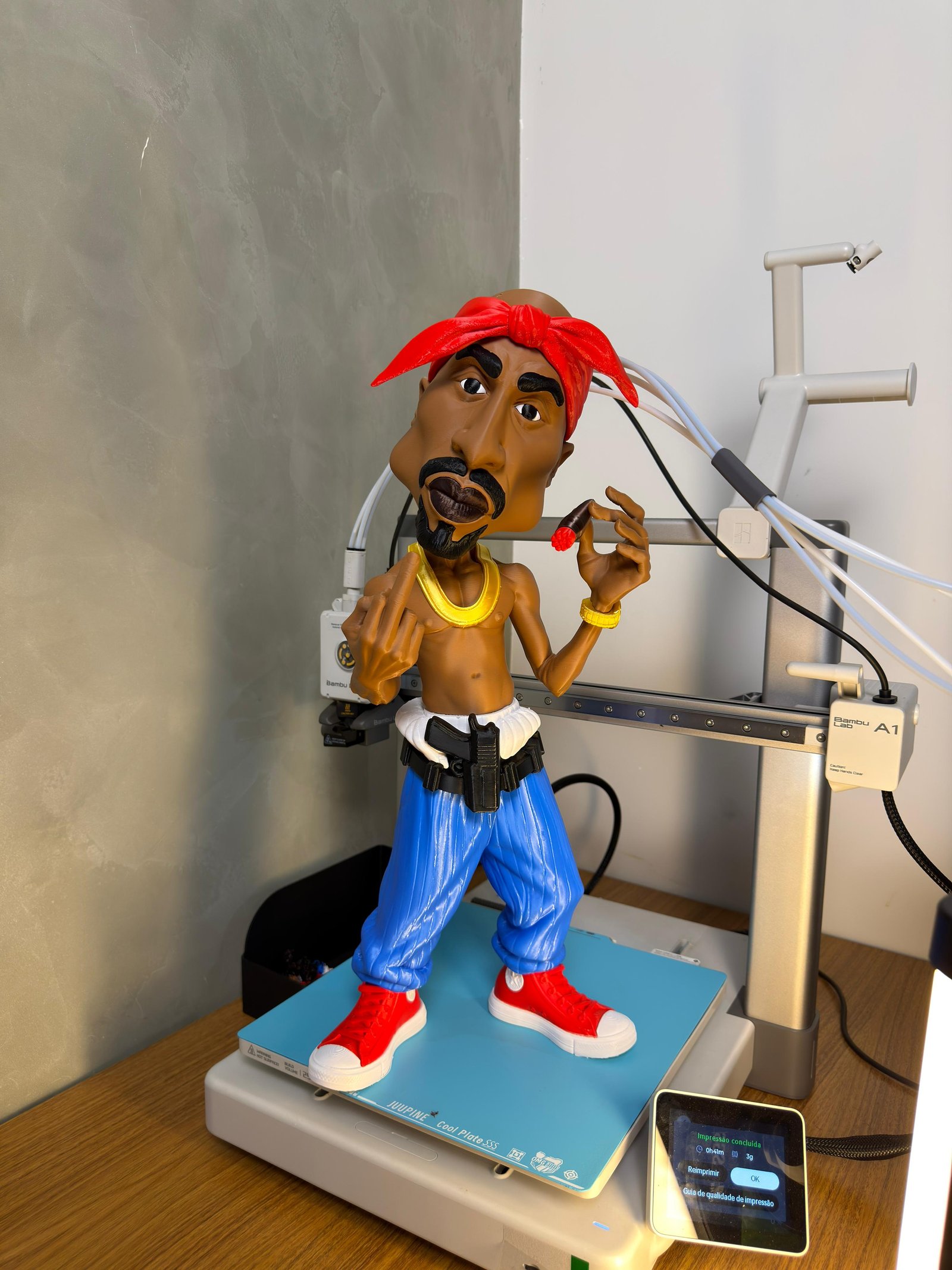 Tupac 40Cm Sem Ams
