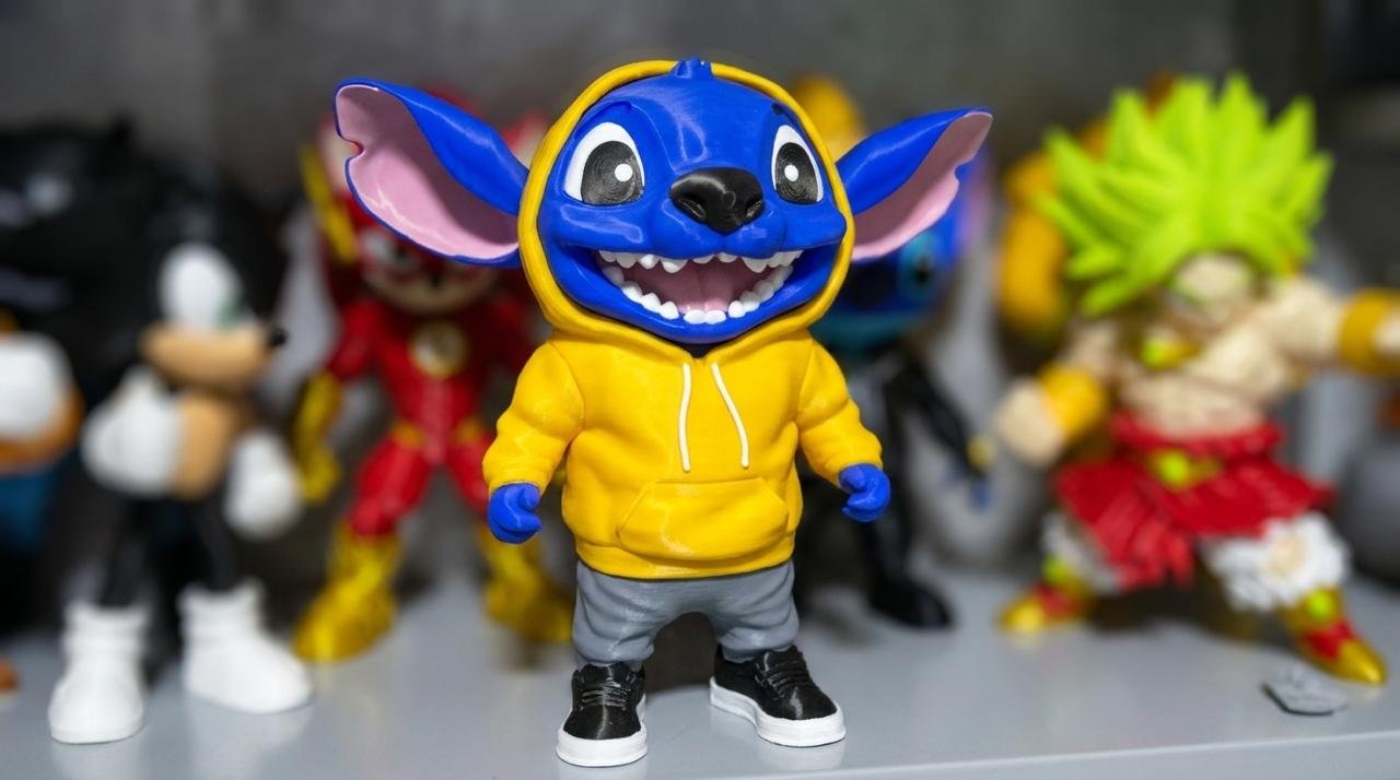 Stitch Urbano – Arquivo Stl Para Impressão 3D