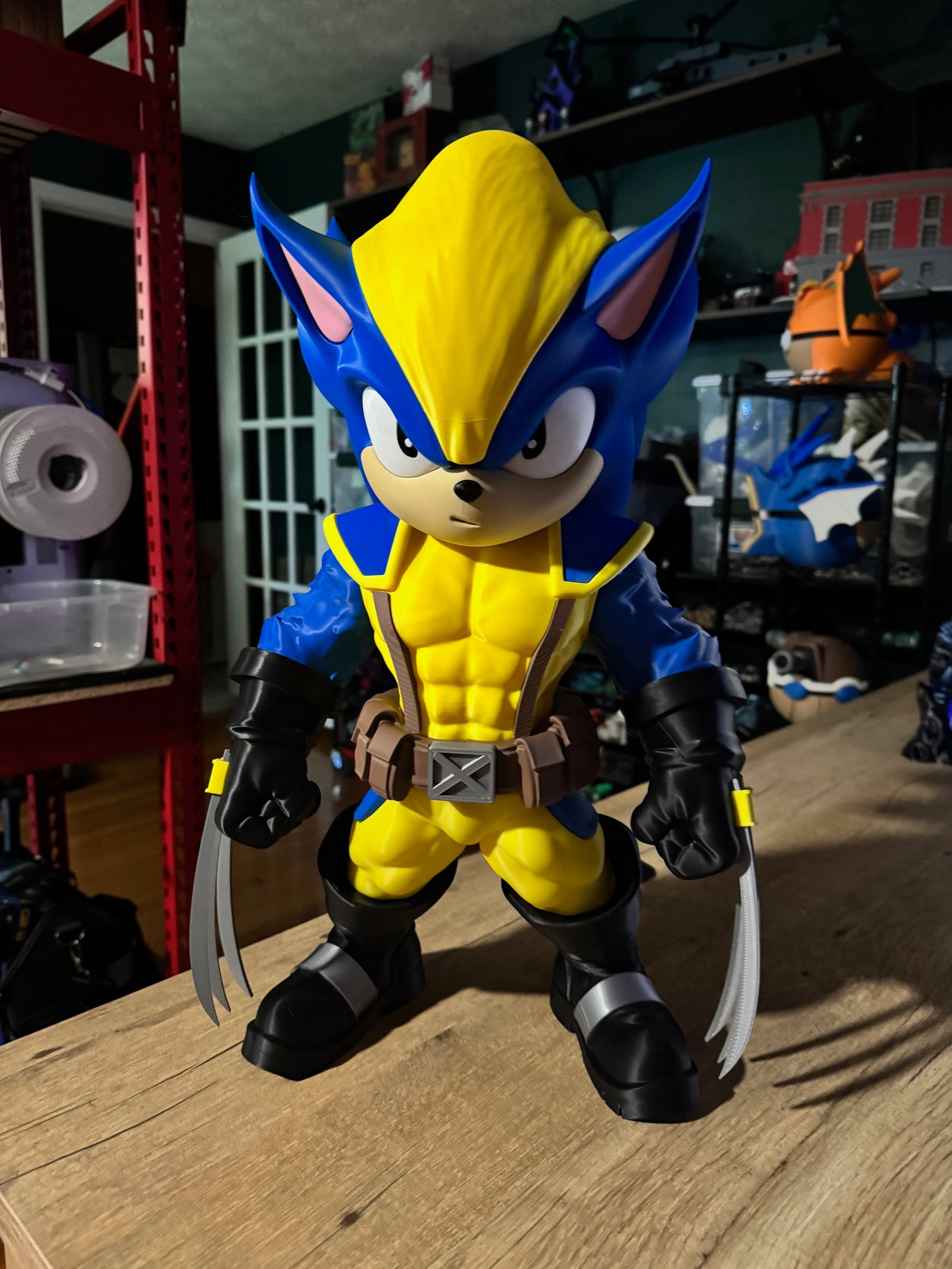 Soniverine – Sonic × Wolverine Fan Art (Sem Ams-Multiparts/3Mf)