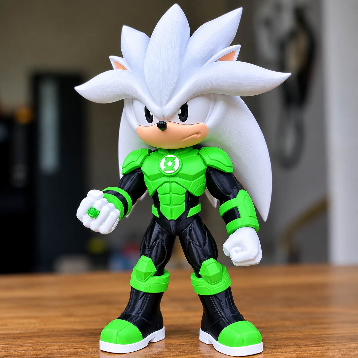 Lanterna Verde Prateado | Modelo 3D Para Impressão ✨💚