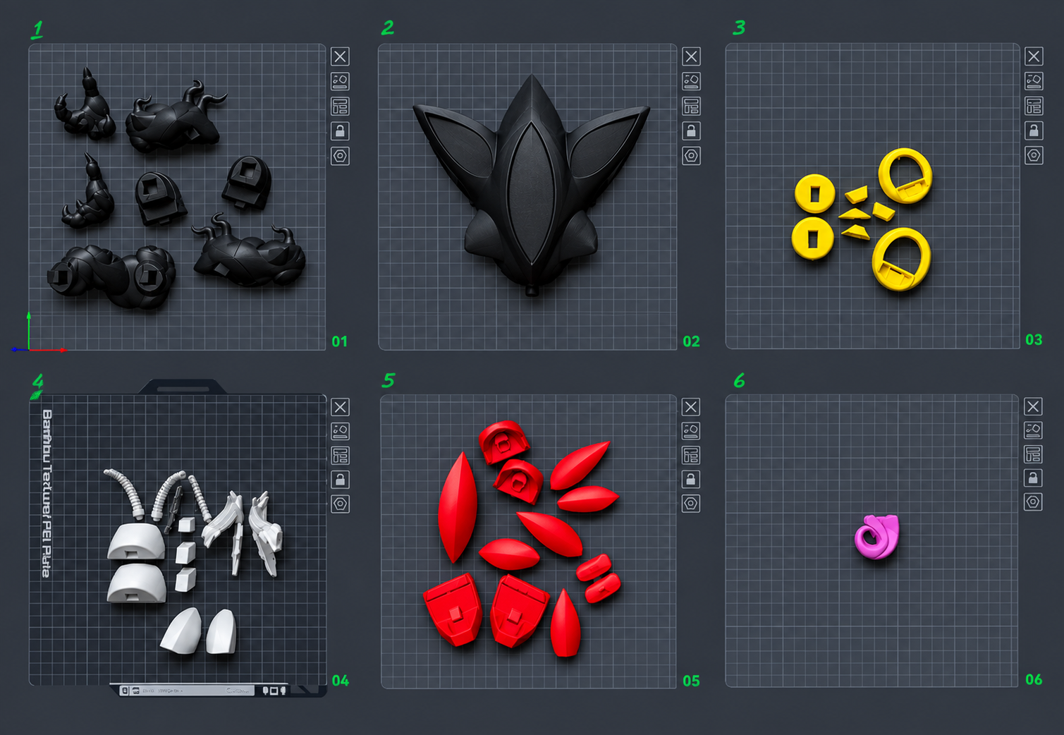 Shadow Venom – Modelo 3D | Multipartes | Sem Ams 🖤🔥