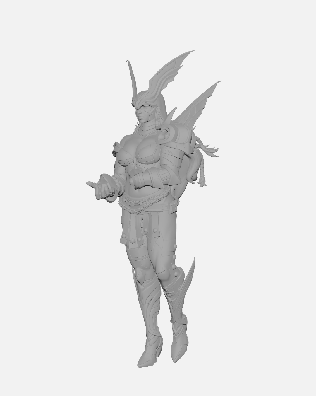 Angela Marvel Rivals Skin Default Escultura/Action Figure 3D