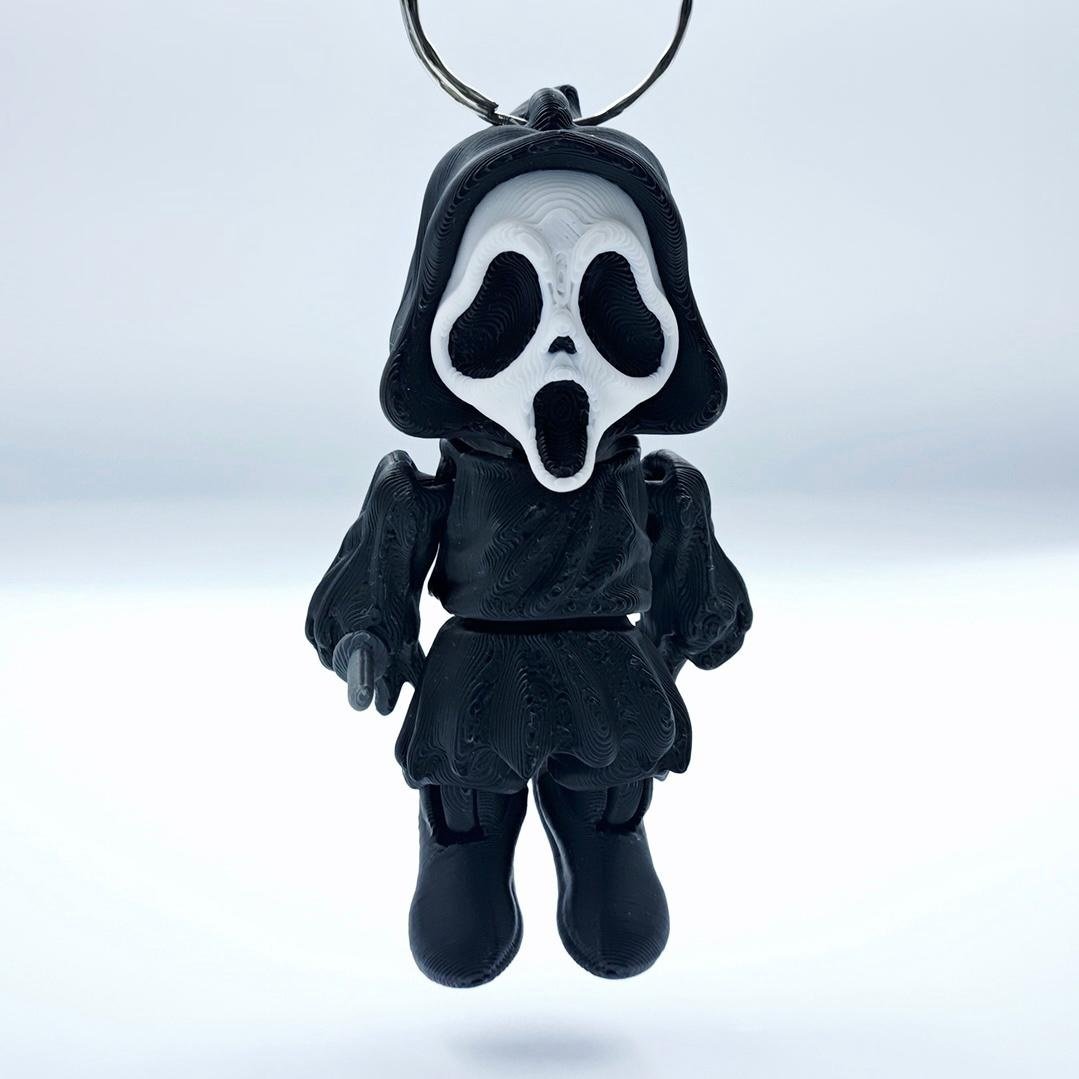 Ghostface Pânico Articulado + Versão Chaveiro