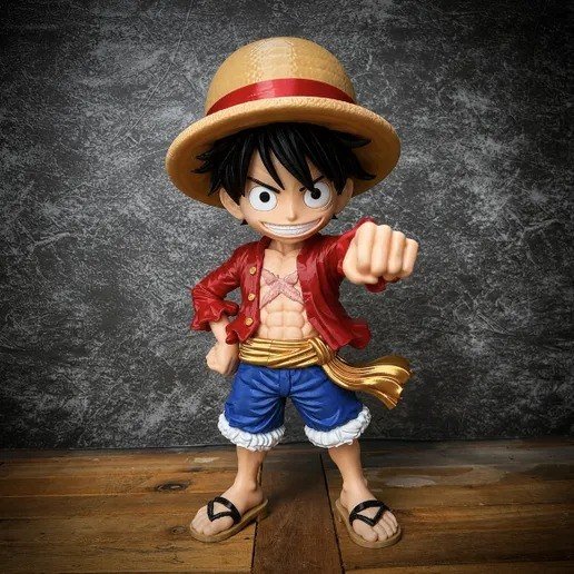 🏴☠️ Monkey D. Luffy — Stl 3D Multipartes