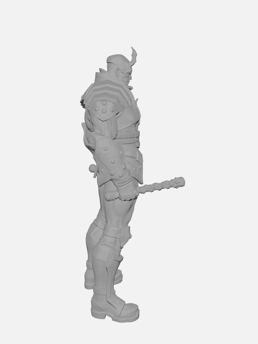 Demolidor (Daredevil) Marvel Rivals Skin Default Escultura/Action Figure 3D