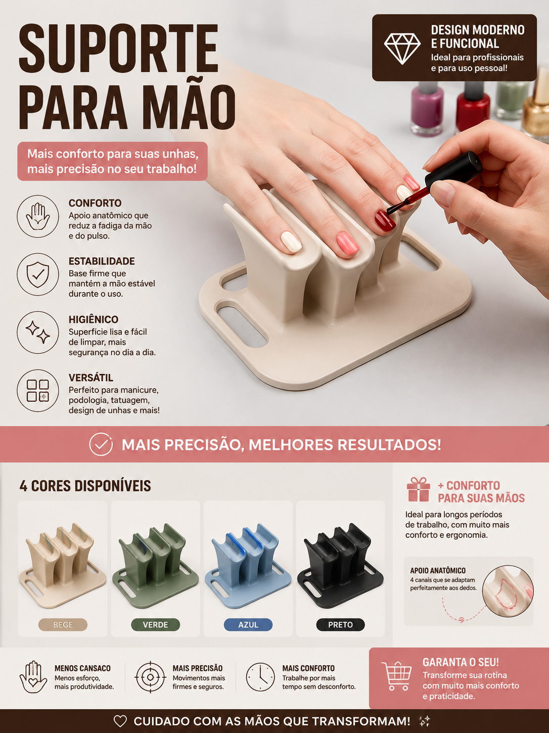 Suporte Para Mão – Mais Conforto E Precisão