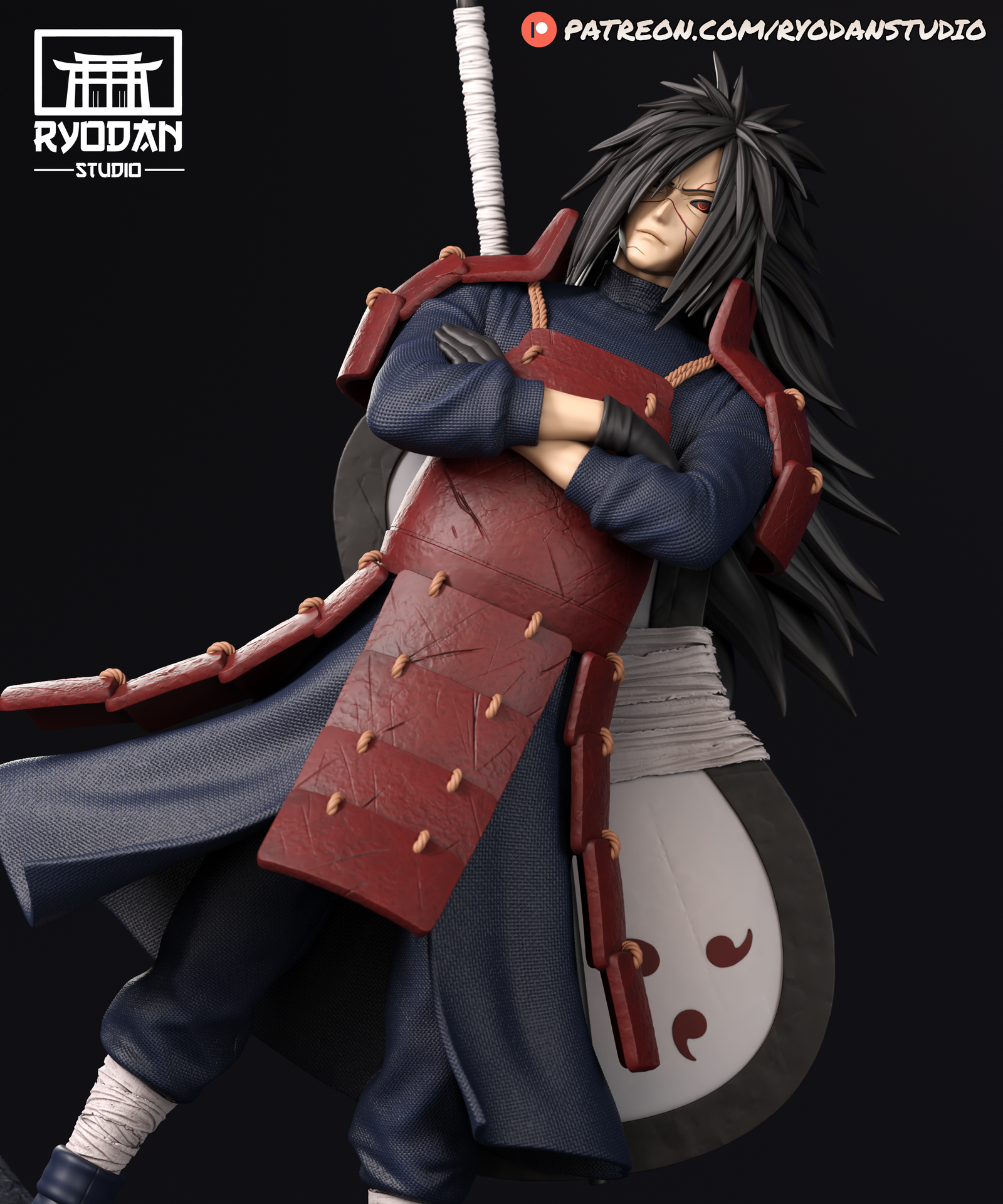 🔥 Madara Uchiha – O Fantasma Dos Uchiha 🔴⚔️
