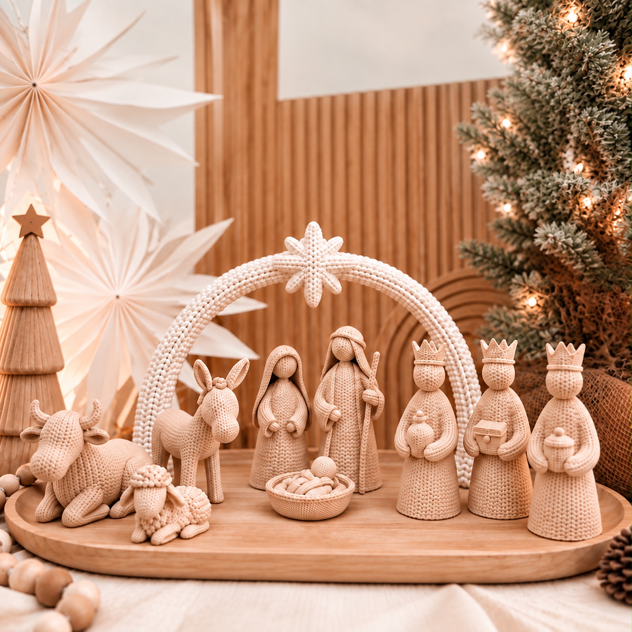 Presépio De Natal Em Crochê