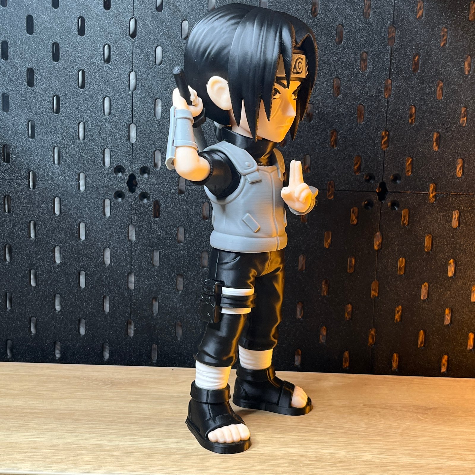 Itachi Uchiha Anbu (Naruto) – Modelo 3D Multi-Peças Para Impressão Fdm (Montagem Por Encaixe / Sem Pintura)