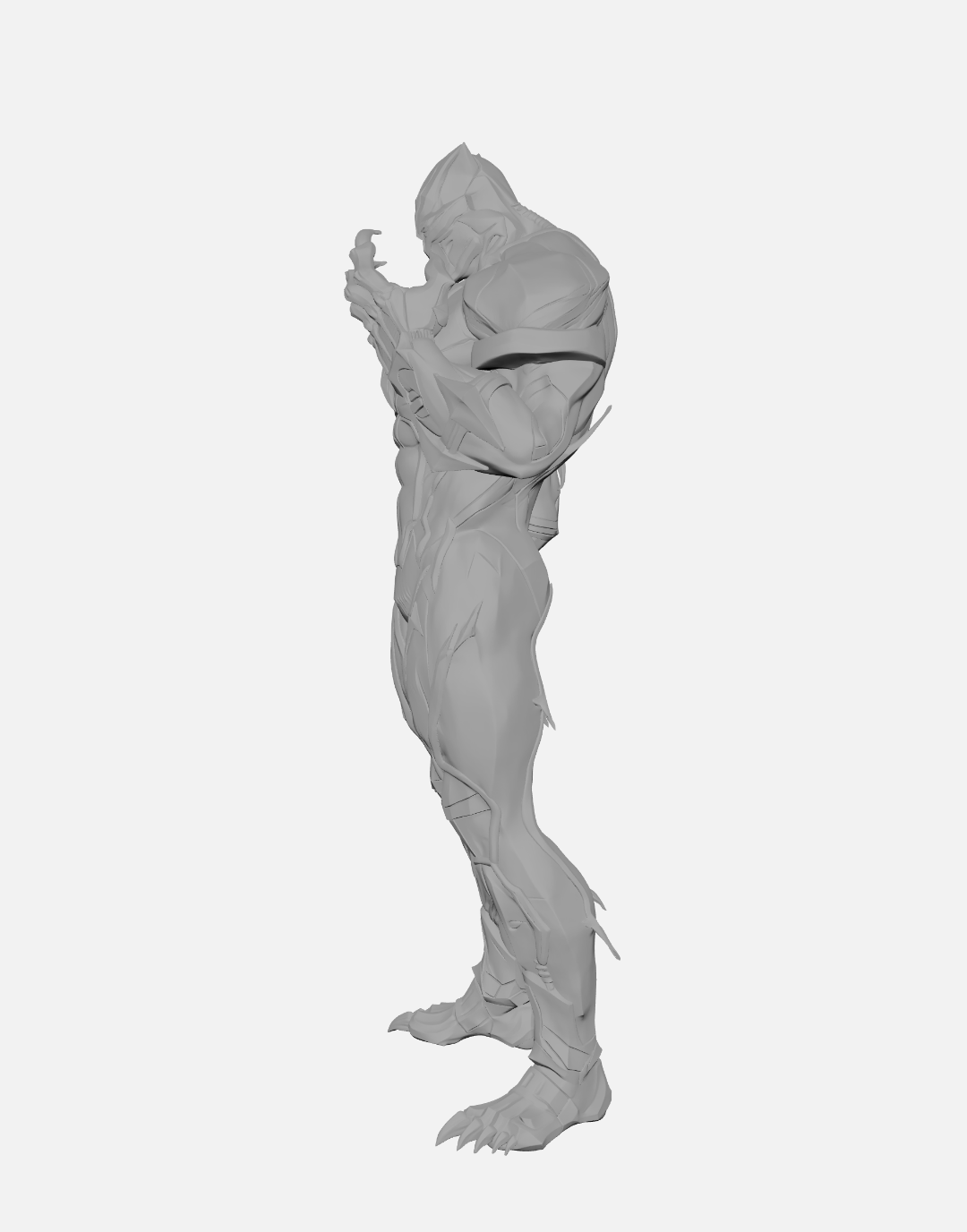 Pantera Negra (Black Panther) Marvel Rivals Skin Default Escultura/Action Figure 3D