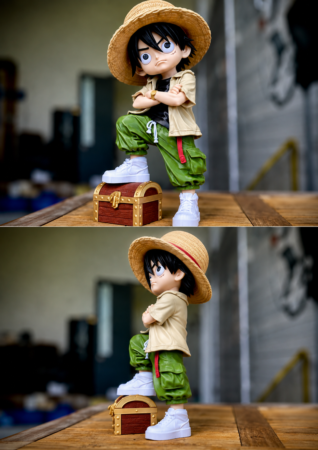 🏴☠️ Luffy Urban – Modelo Para Impressão 3D 👒🔥