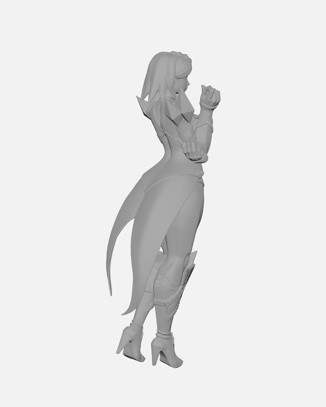 Emma Frost Marvel Rivals Skin Default Escultura/Action Figure 3D