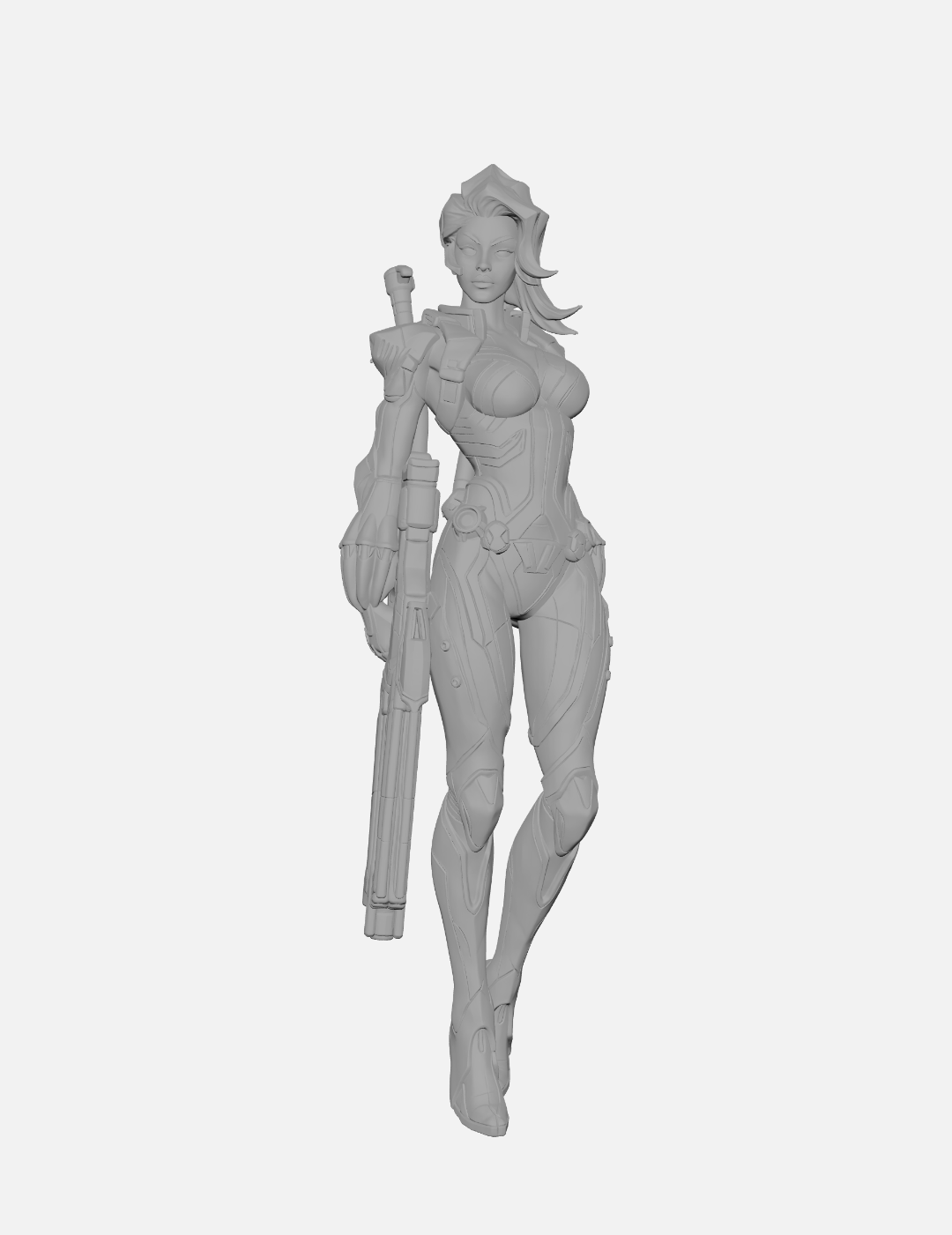 Viúva Negra (Black Widow) Marvel Rivals Skin Default Escultura/Action Figure 3D
