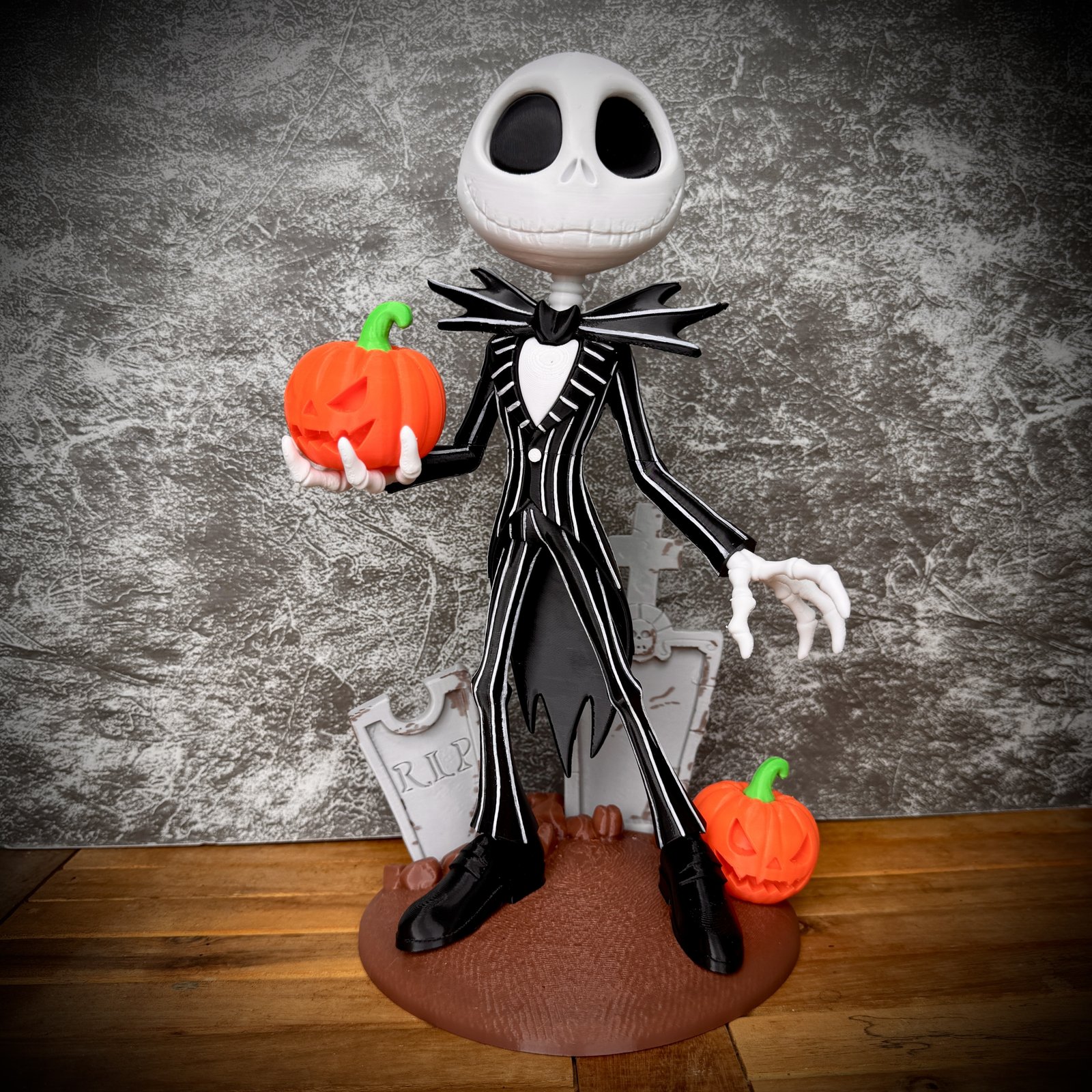 Arte De Fã Do Jack Skellington (Sem Ams-Multiparts/3Mf)
