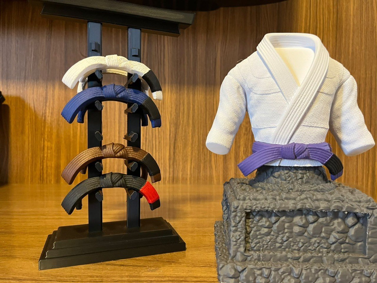 🥋 01. Kit Jiu-Jitsu | Kimono + Faixas | Stl