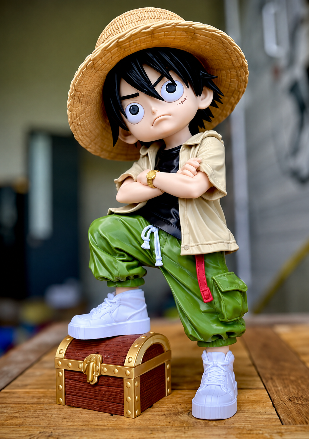 🏴‍☠️ Luffy Urban – Modelo Para Impressão 3D 👒🔥