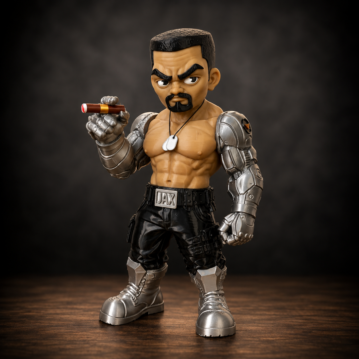 Jax Briggs (Sem Ams-Multiparts/3Mf) Mortal Kombat
