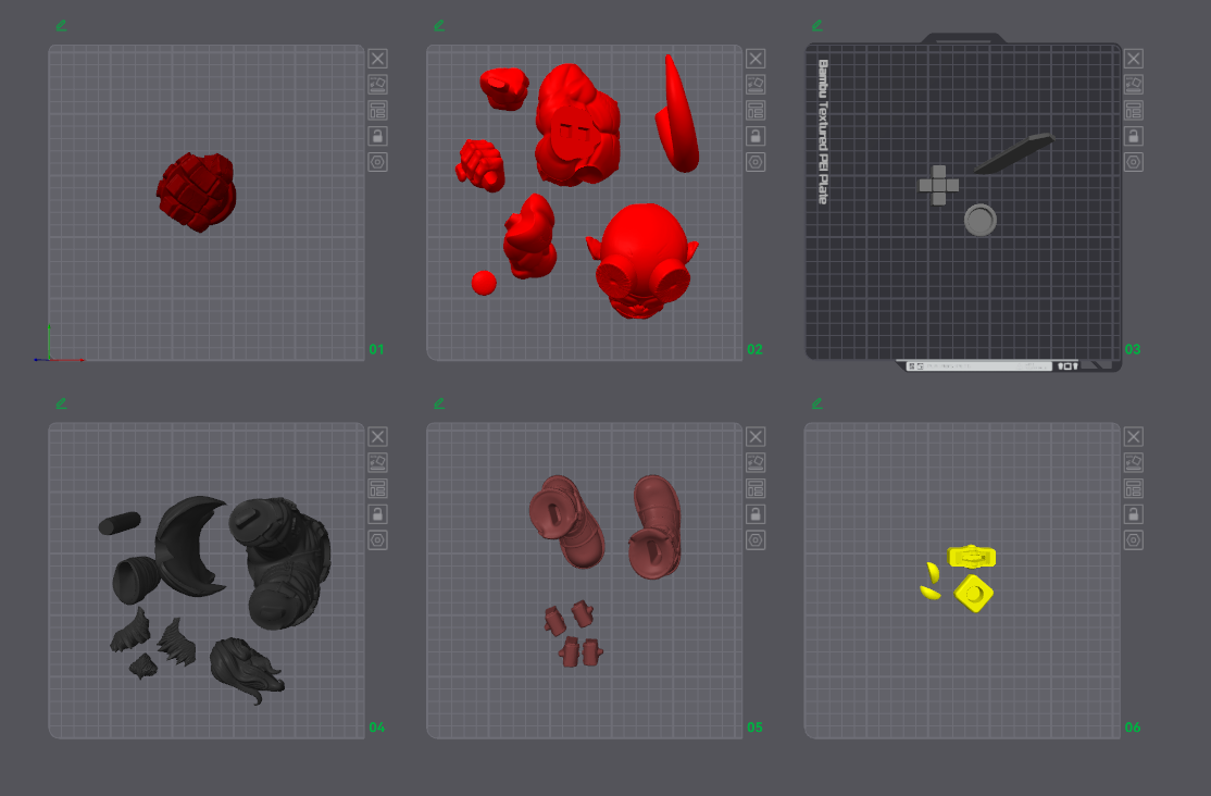 Hellboy (Sem Ams-Multiparts/3Mf)