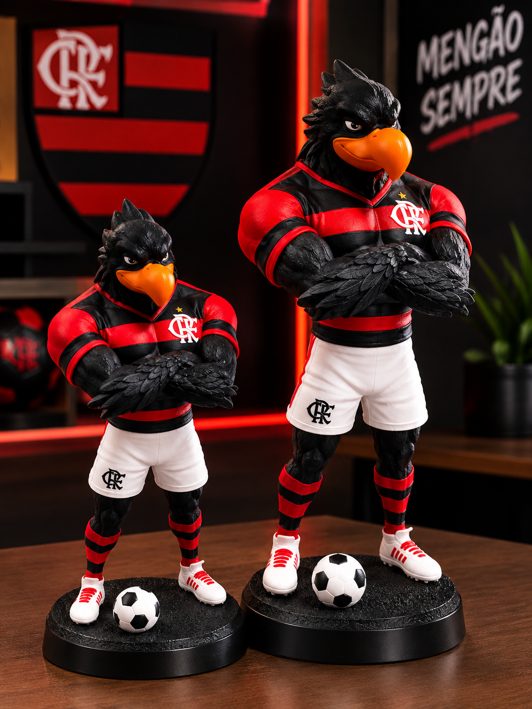 Mascote Do Flamengo De Braços Cruzados – Arquivo Stl Para Impressão 3D