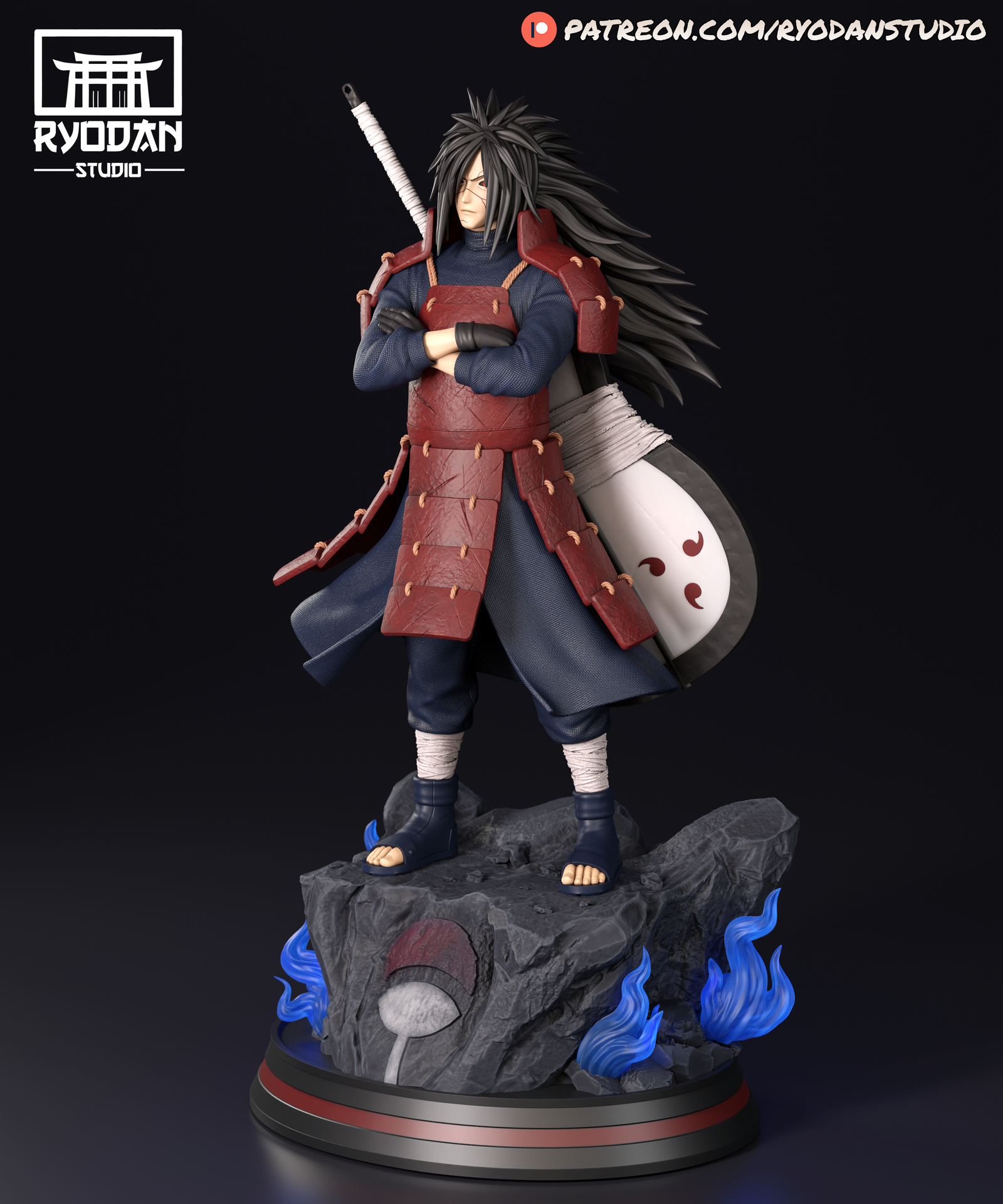 🔥 Madara Uchiha – O Fantasma Dos Uchiha 🔴⚔️