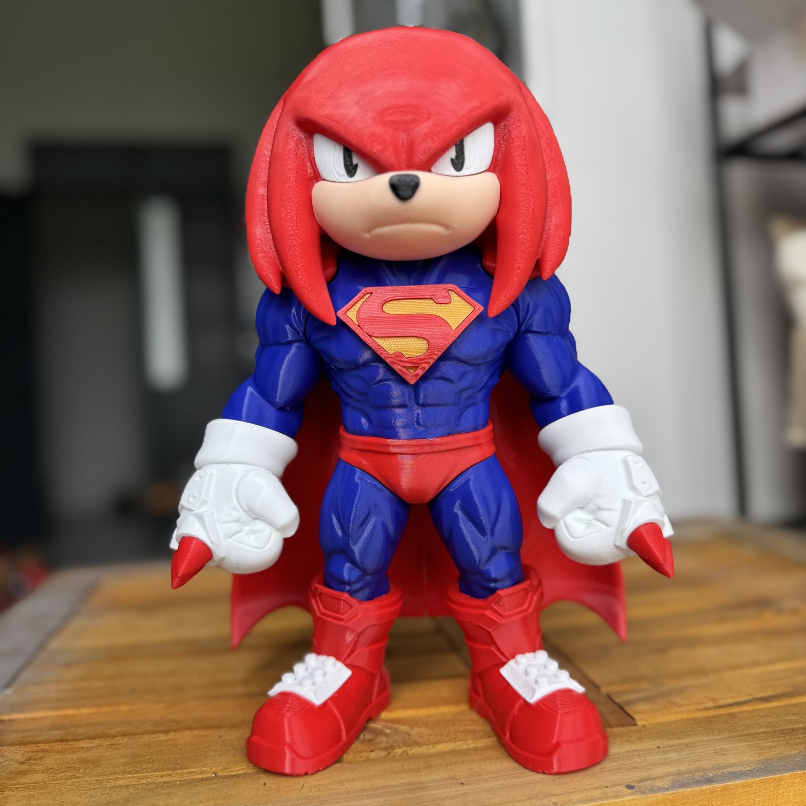 Knuckles Fan Art (No Ams-Multiparts/3Mf)