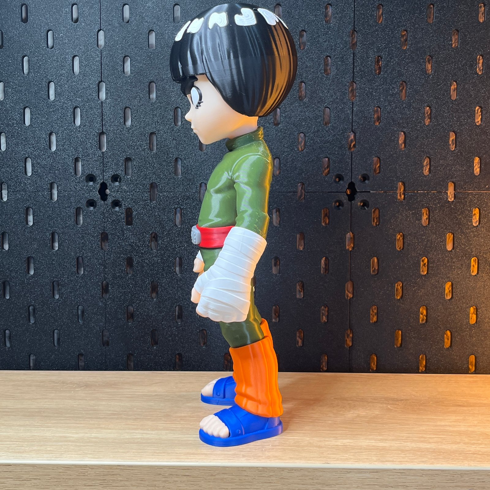 Rock Lee (Naruto) – Modelo 3D Multi-Peças Para Impressão Fdm (Montagem Por Encaixe / Sem Pintura)