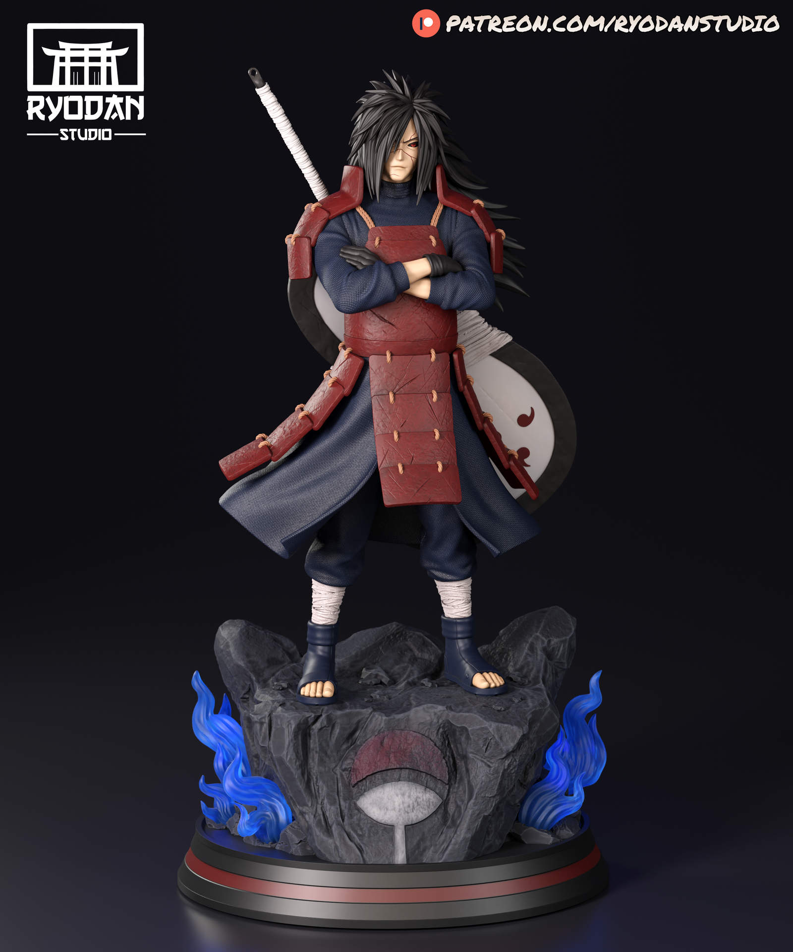 🔥 Madara Uchiha – O Fantasma Dos Uchiha 🔴⚔️