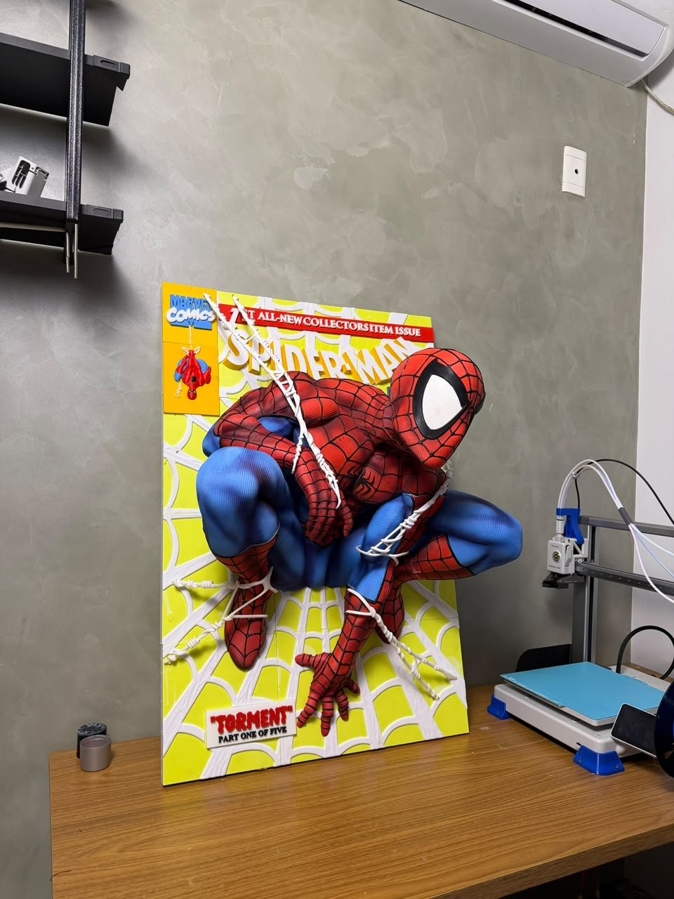 Poster 3D Homen Aranha 1,5Mt