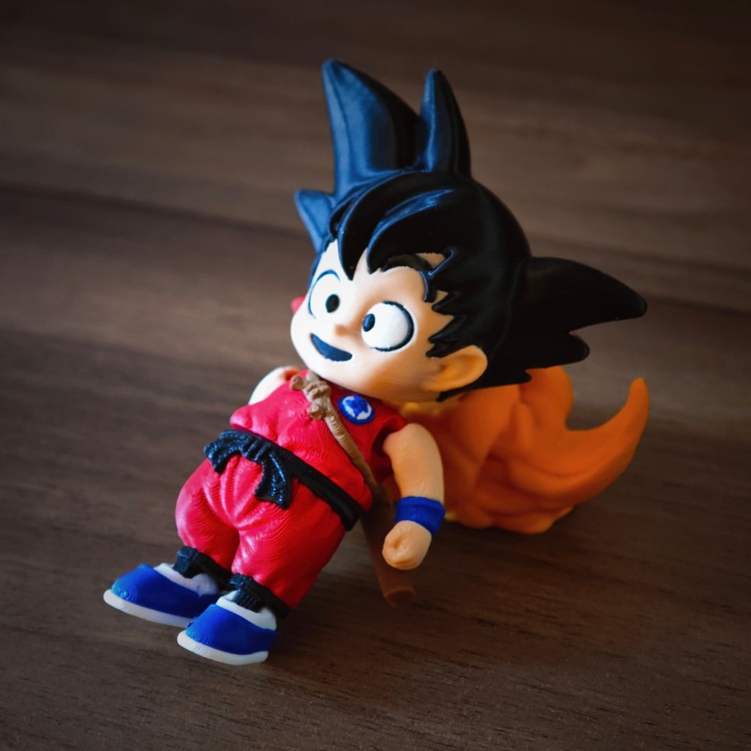 Goku Na Nuvem Voadora + Versão Chaveiro