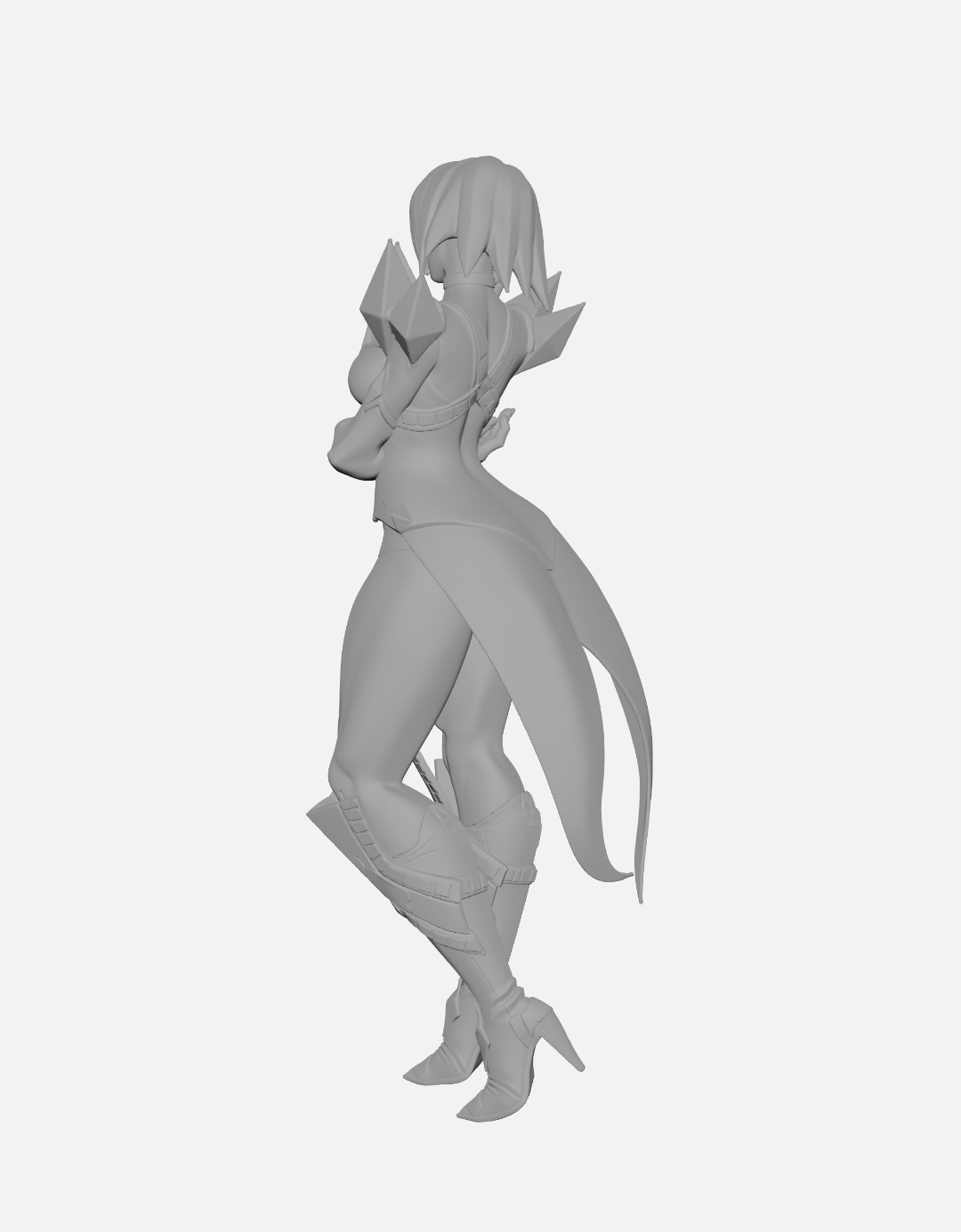 Emma Frost Marvel Rivals Skin Default Escultura/Action Figure 3D